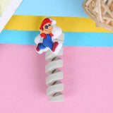 10Pcs Cartoon Spiral Cable Protector The Ambiguous Otter
