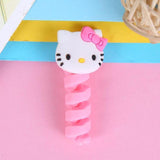 10Pcs Cartoon Spiral Cable Protector The Ambiguous Otter
