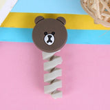 10Pcs Cartoon Spiral Cable Protector The Ambiguous Otter