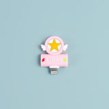 2 in 1 Audio Splitter For iPhone & iPad Star Light Pink The Ambiguous Otter