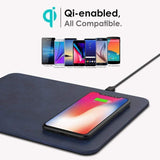 2 in 1 Leather Mouse Pad & Qi Wireless Charger The Ambiguous Otter
