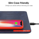 2 in 1 Leather Mouse Pad & Qi Wireless Charger The Ambiguous Otter