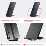 2 in 1 Sleek Qi Wireless Charger & Docking Station The Ambiguous Otter