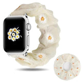 2 in 1 Summer Chiffon Apple Watch Band + Hair Scrunchie Daisy Yellow Band + Hair Scrunchie / 42mm | 44mm / L The Ambiguous Otter