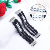 2 King & Queen Lava Rock Apple Watch Band The Ambiguous Otter