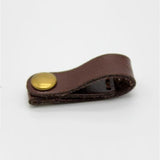 2pcs Genuine Leather Cable Organizer brown The Ambiguous Otter