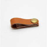 2pcs Genuine Leather Cable Organizer tan The Ambiguous Otter