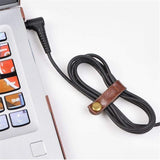 2pcs Genuine Leather Cable Organizer The Ambiguous Otter