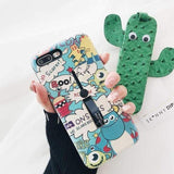 3 in 1 iPhone Kickstand - Finger Rest - Cases Y19 / For i6 6S The Ambiguous Otter