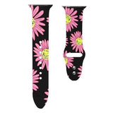 50 Summer Party Prints Apple Watch Band Purple Daisy / 38MM 40MM The Ambiguous Otter