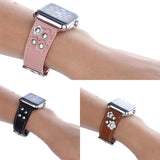9 Little Flowers Apple Watch Leather Band The Ambiguous Otter