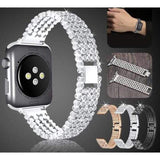 Antoinette Rhinestones Encrusted Apple Watch Band The Ambiguous Otter