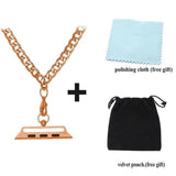 Apple Watch Necklace Slide-On Chain Rose Gold / 38mm The Ambiguous Otter