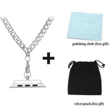 Apple Watch Necklace Slide-On Chain Silver / 38mm The Ambiguous Otter