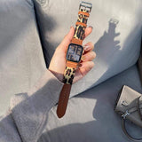 Asteria Apple Watch Fabric Leather Band The Ambiguous Otter