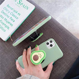 Ava Avocado Collapsible Grip iPhone Case The Ambiguous Otter