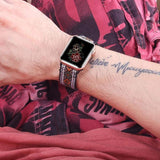 Aztec Handmade Woven Apple Watch Band The Ambiguous Otter