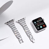 Bexley IV Apple Watch Bracelet Band Rhombus Silver / 40mm The Ambiguous Otter