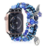 Blue Crystal Apple Watch Bracelet Band The Ambiguous Otter