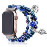 Blue Crystal Apple Watch Bracelet Band The Ambiguous Otter