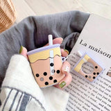 Boba Bubble Tea AirPods Case Yam The Ambiguous Otter