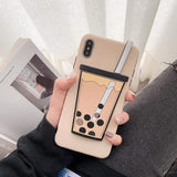 Boba Bubble Tea iPhone Case The Ambiguous Otter