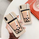 Boba Bubble Tea iPhone Case The Ambiguous Otter