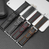 Bond Apple Watch Carbon Fiber Leather Band The Ambiguous Otter