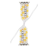 Braided Lucky Beads Apple Watch Band The Ambiguous Otter