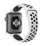 Breezy Apple Watch Sport Band white black 21 / 38mm  S The Ambiguous Otter