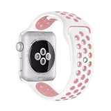 Breezy Apple Watch Sport Band white light pink 13 / 38mm  S The Ambiguous Otter
