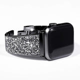 Bright Bling Apple Watch Bracelet Band Black / 38mm | 40 mm The Ambiguous Otter