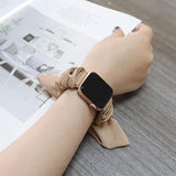 Bunny Ear Apple Watch Scrunchie Band The Ambiguous Otter