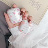 Cherry x Peaches Hard Transparent AirPods Case The Ambiguous Otter