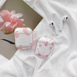 Cherry x Peaches Hard Transparent AirPods Case The Ambiguous Otter