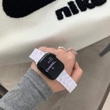 Classic White Apple Watch Resin Band The Ambiguous Otter