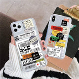 Clear Receipt Scrapbook iPhone Case The Ambiguous Otter