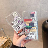 Clear Receipt Scrapbook iPhone Case The Ambiguous Otter