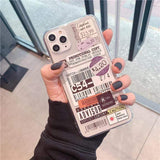 Clear Receipt Scrapbook iPhone Case The Ambiguous Otter