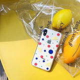 Colorful Geometric Clear iPhone Case The Ambiguous Otter