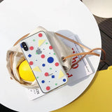 Colorful Geometric Clear iPhone Case The Ambiguous Otter