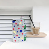 Colorful Geometric Clear iPhone Case The Ambiguous Otter