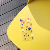 Colorful Geometric Clear iPhone Case The Ambiguous Otter