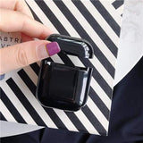 Colorful Tinted AirPods Hard Case black The Ambiguous Otter