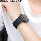 Colourful Apple Watch Sport Band Official black 001 / 38mm or 40mm ML The Ambiguous Otter