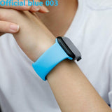 Colourful Apple Watch Sport Band Official blue 003 / 38mm or 40mm ML The Ambiguous Otter