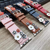 Country Garden Apple Watch Leather Band The Ambiguous Otter