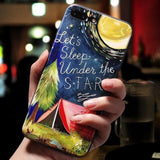 Cute 3D Emboss Patterned iPhone Case House / For iPhone X The Ambiguous Otter