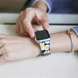Daisy Apple Watch Leather Band The Ambiguous Otter