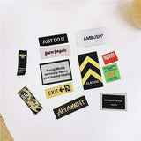 DIY Street Art iPhone Case for iphone 11 pro / Cloth label A 12pcs The Ambiguous Otter